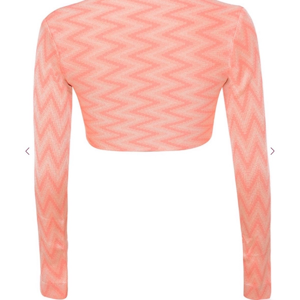 House of CB Peach Zigzag Jumpsuit - Picture 7 of 8